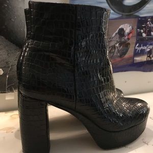 Black Platform Heels